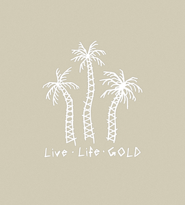 Live Life Gold Decal
